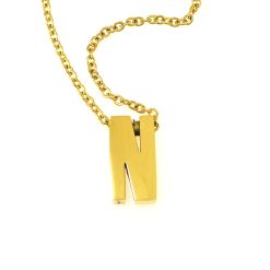 7410IST INITIAL "N" NECKLACE