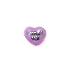 LL438 Floating Charms "CRAZY U"