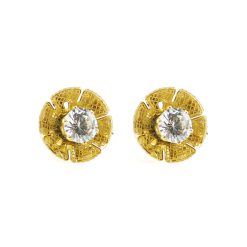 8358IST Earrings with CZ Stone