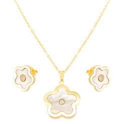 9158IST "Flower" Mother of Pearl Set