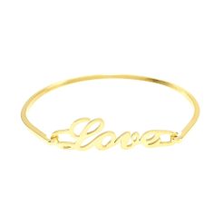 9070IST "Love" Gold Bangle