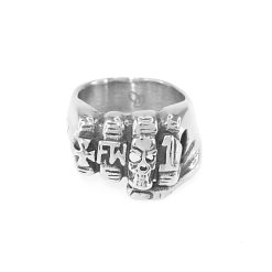 9121IST Skull Ring