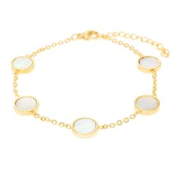 9468IST White Mother of Pearl Bracelet