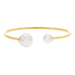 9751IST Pearl Gold Bangle