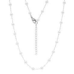 9754IST Long Chain Pearl Necklace