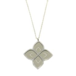 8630IST Coin Flower Necklace