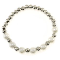 9040IST Classic Bead & Pearl Bracelet