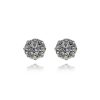 7741IST CROWN STUD EARRINGS