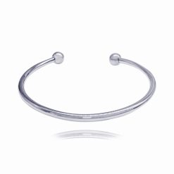 218ISP Steel Round Bar Bracelet
